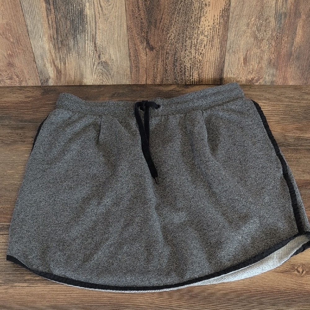 Madewell Charcoal Gray Midi Sweatshirt Skirt M M211